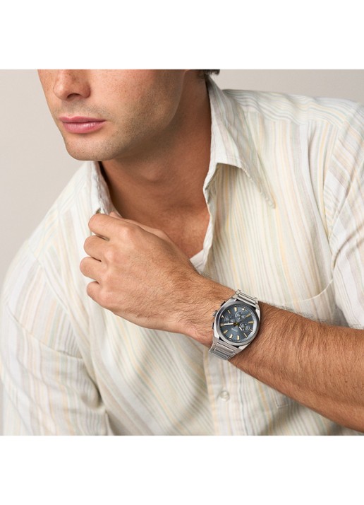 Fossil Everett horloge FS6154 - detail 5 zilver