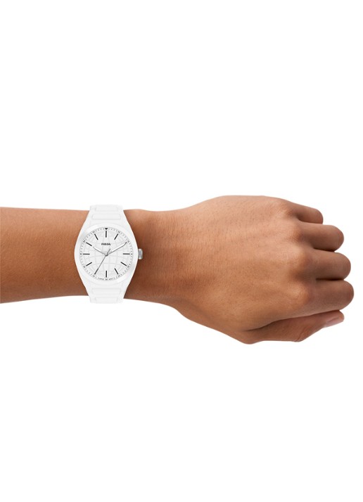 Fossil Everett horloge FS6176 - detail 6 wit