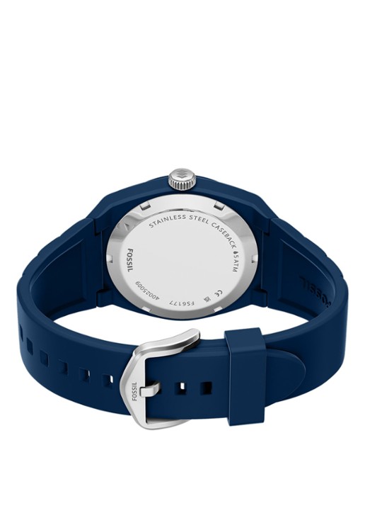 Fossil Everett horloge FS6177 - detail 4 blauw