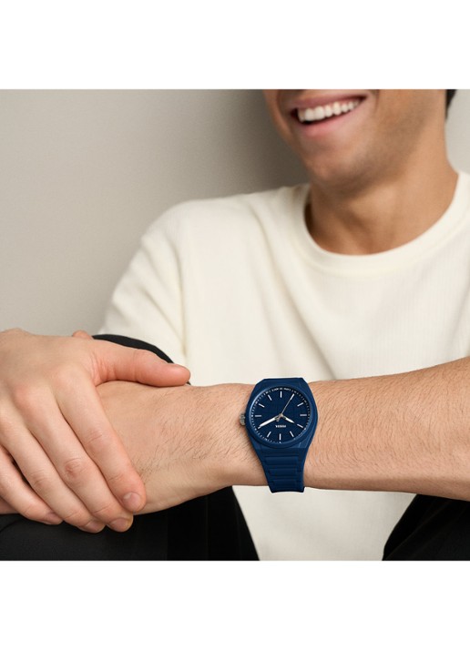 Fossil Everett horloge FS6177 - detail 5 blauw