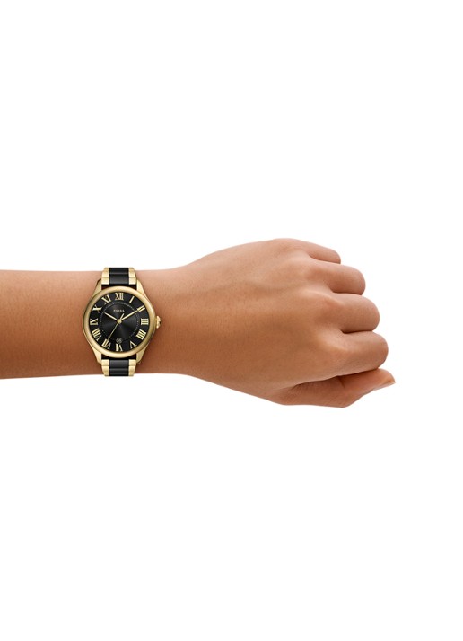 Fossil Gilmore horloge CE1132 - detail 4 goud