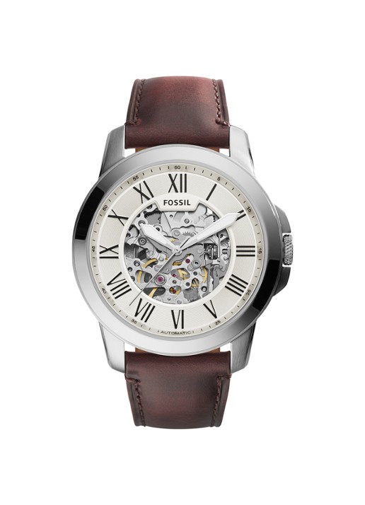 Fossil Grant horloge ME3099 - voorkant 3 zilver