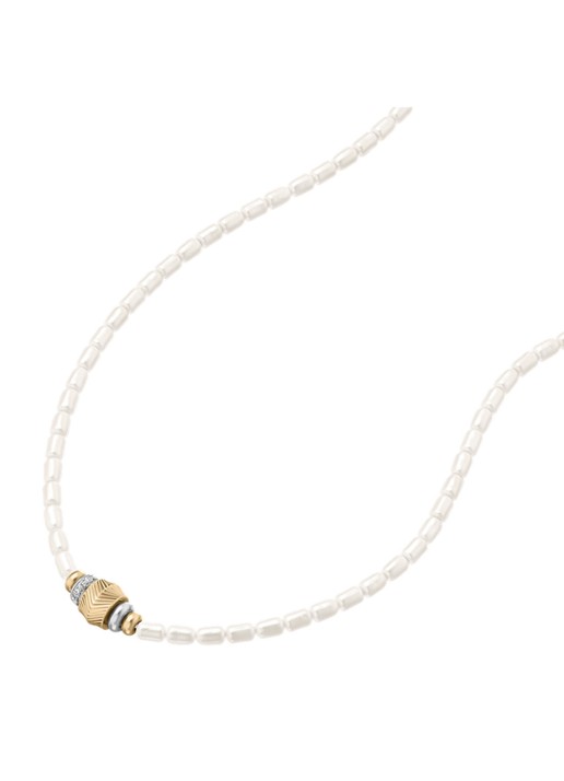 Fossil Harlow ketting JF04992998 - detail 2 parelmoer