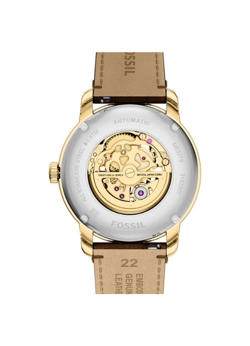 Fossil Heritage horloge ME3279 - detail 3 goud