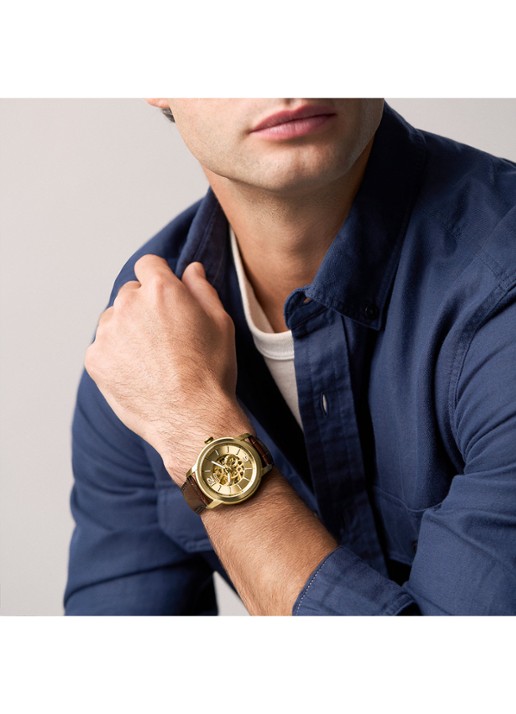Fossil Heritage horloge ME3279 - detail 4 goud