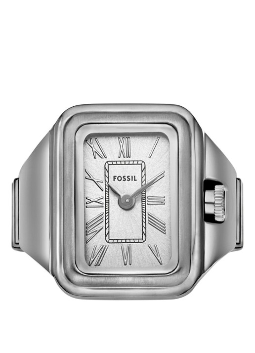 Fossil Horloge ring ES5344 - detail zilver