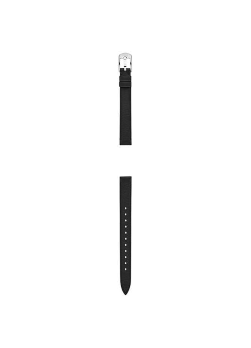 Fossil Horlogeband van leer S121036 - detail zwart
