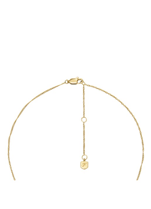 Fossil Jewelry ketting met hanger JF04857710 - detail 3 goud