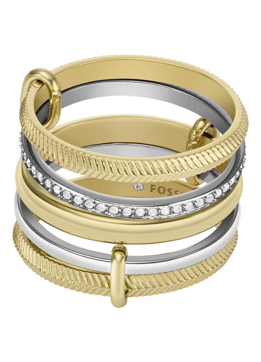 Fossil Jewelry ring JF04592998 - detail goud
