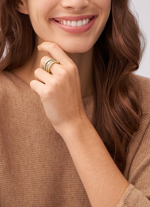 Fossil Jewelry ring JF04592998 - detail 5 goud