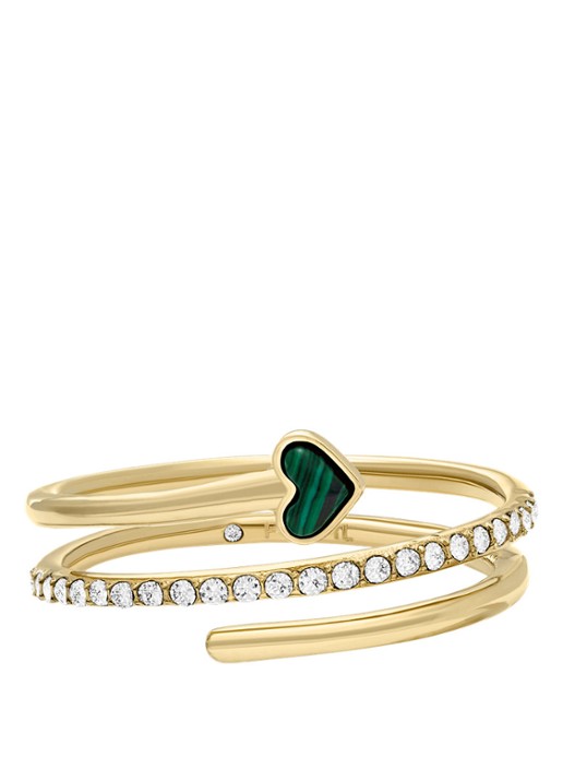 Fossil Jewelry ring met malachiet JF04860710