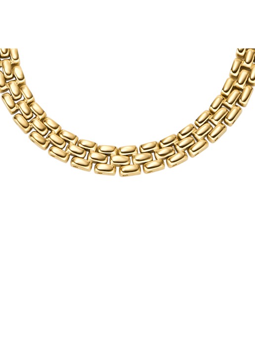 Fossil Ketting JF04900710 - detail 3 goud