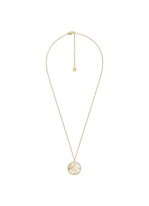 Fossil Ketting met hanger JF04842710 - detail 3 goud