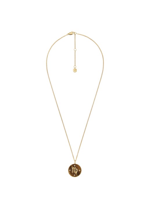 Fossil Ketting met hanger JF04843710 - detail 3 goud