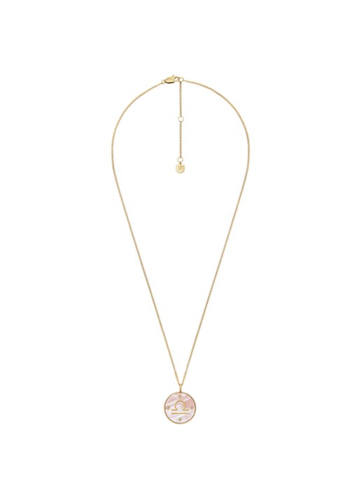 Fossil Ketting met hanger JF04844710 - detail 3 goud