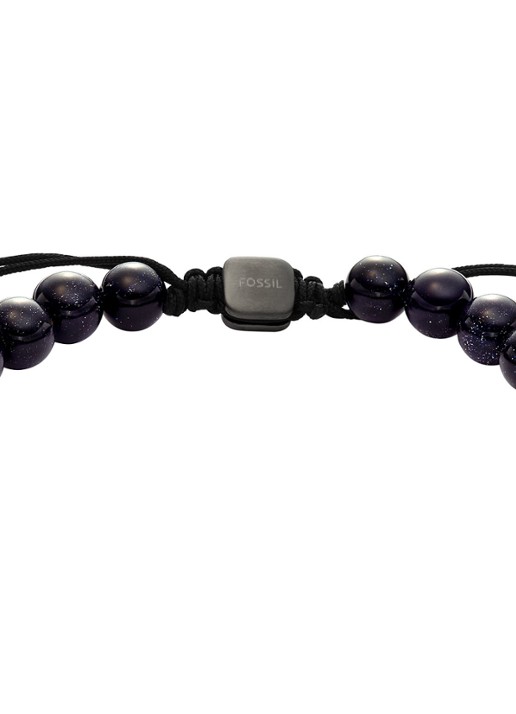 Fossil Kralenarmband  JF04819060 - detail 4 donkerblauw
