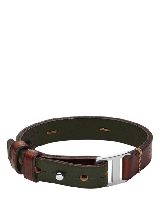 Fossil Machine armband JF04963040 - detail 4 bruin