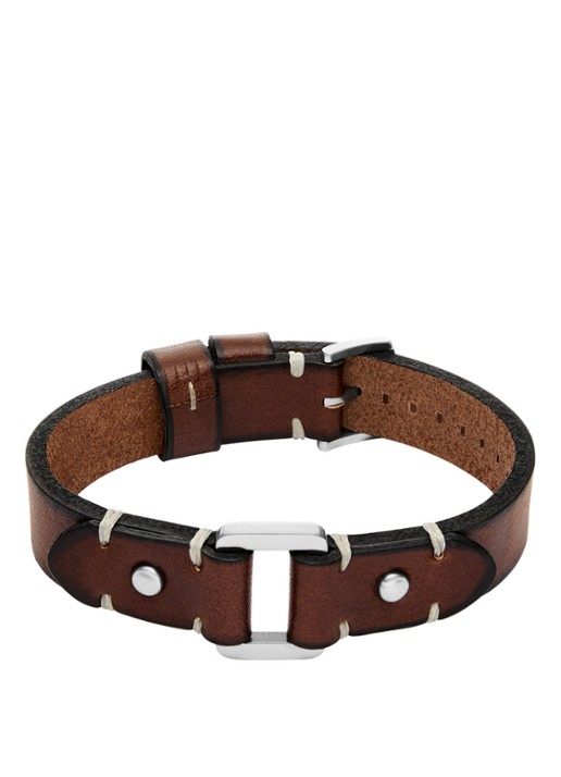 Fossil Machine armband van leer JF04942040