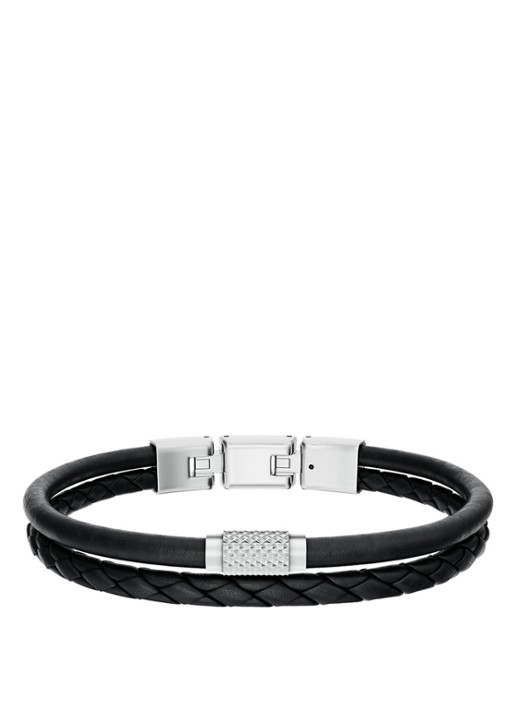 Fossil Machine armband van leer JF04989040