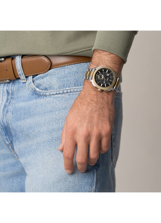 Fossil Machine horloge FS6159 - detail 6 zilver