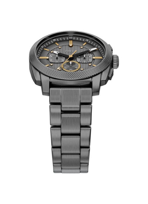 Fossil Machine horloge FS6160 - detail 4 antraciet