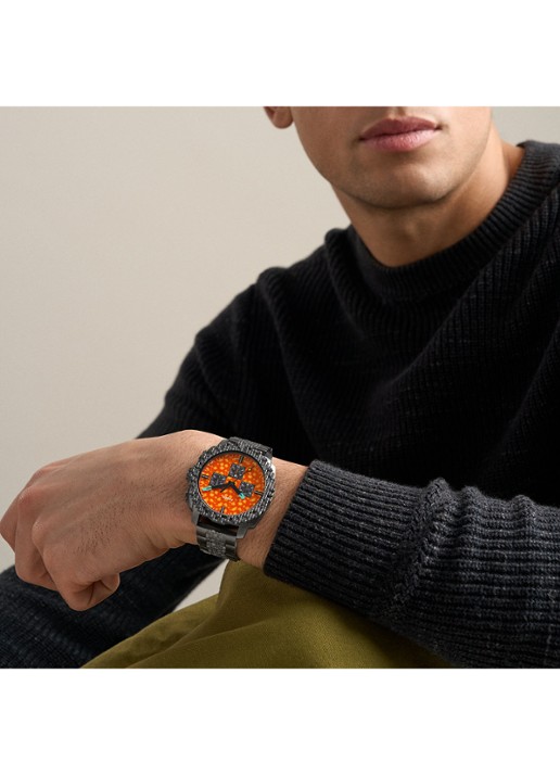 Fossil Minecraft horloge LE1251 - Limited Edition - detail 5 antraciet