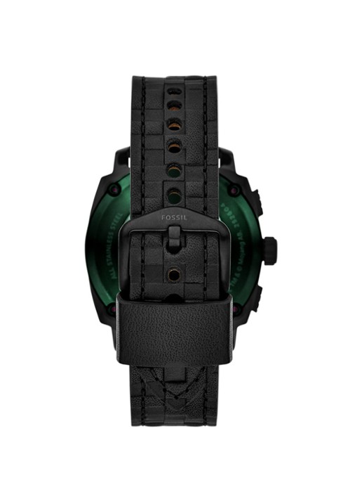Fossil Minecraft horloge LE1252 - Limited Edition - detail zwart