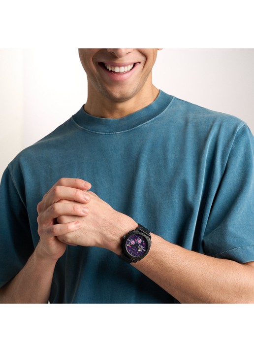 Fossil Minecraft horloge LE1252 - Limited Edition - detail 5 zwart