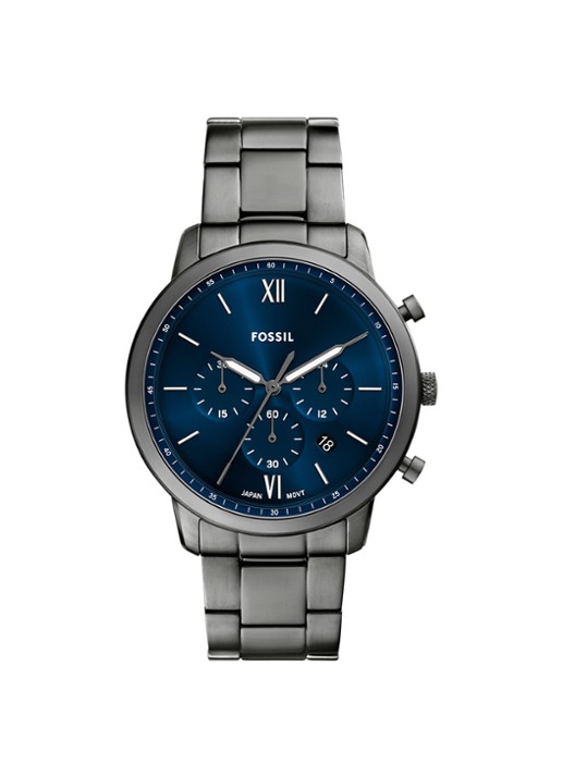 Fossil Neutra horloge FS6111 - voorkant zilver