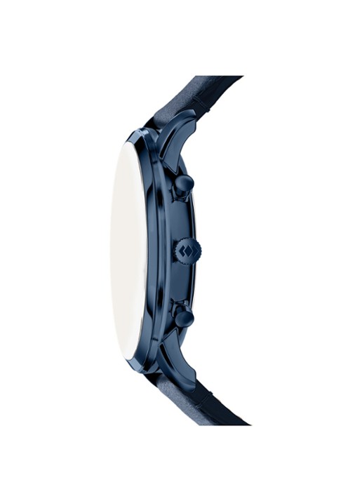 Fossil Neutra horloge FS6168 - detail 3 blauw