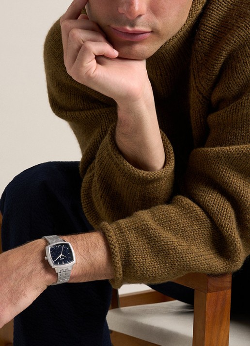 Fossil Nick Jonas x Machine Luxe horloge LE1216 - Limited Edition - voorkant 2 zilver