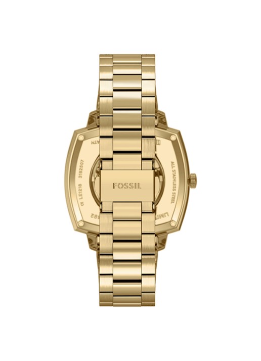 Fossil Nick Jonas x Machine Luxe horloge LE1218 - Limited Edition - detail goud