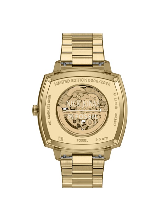 Fossil Nick Jonas x Machine Luxe horloge LE1218 - Limited Edition - detail 2 goud