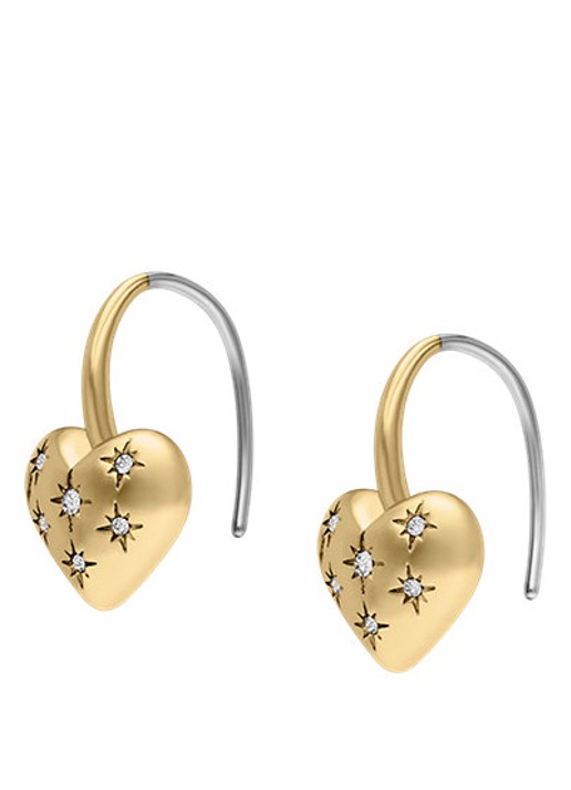 Fossil Oorhangers JF04833710 - detail 3 goud