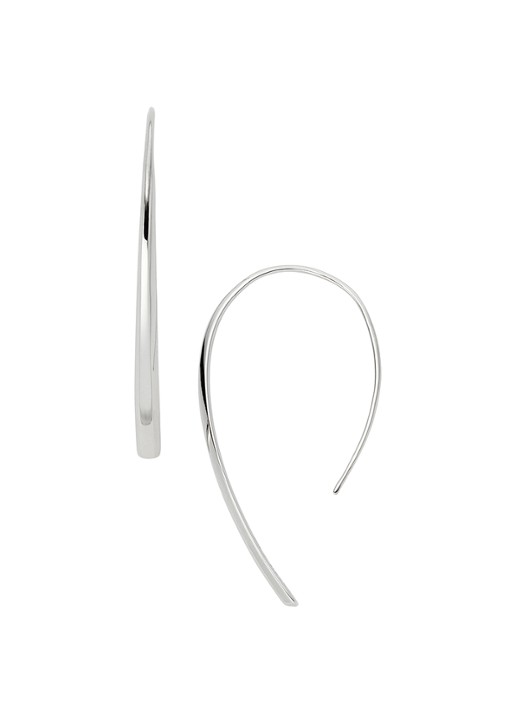 Fossil Oorhangers met zilverkleurige plating