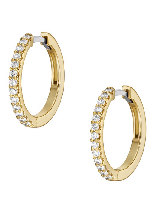 Fossil Oorringen JA7215710 - detail goud