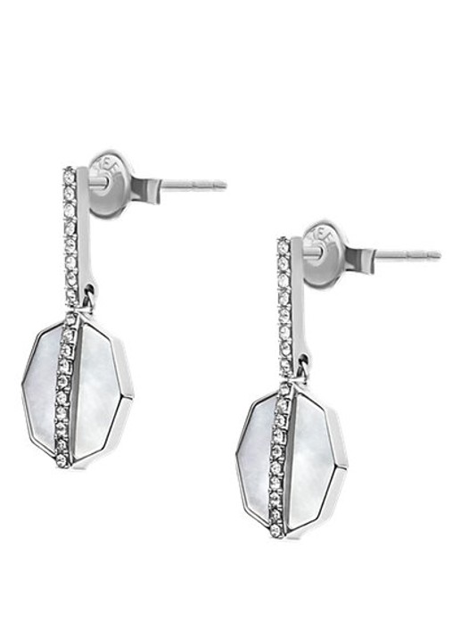 Fossil Oorstekers JF04911040 - detail 3 zilver