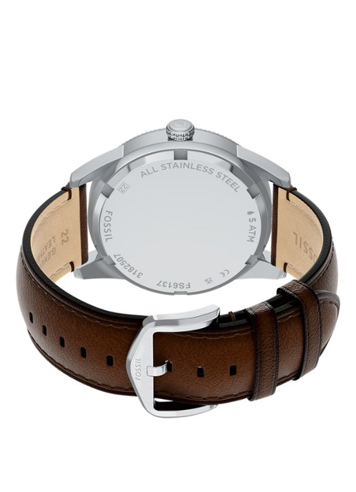 Fossil Pearson horloge FS6137 - detail 4 zilver