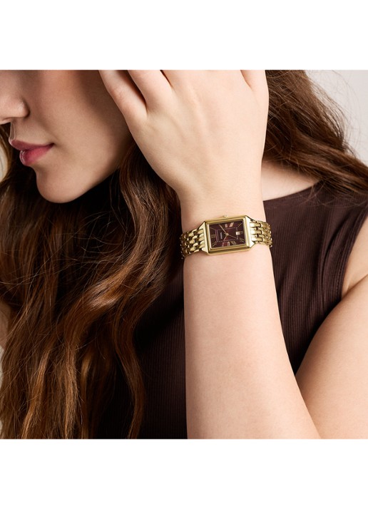 Fossil Raquel horloge ES5512 - detail 4 goud