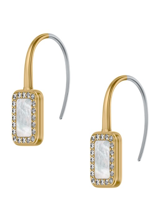 Fossil Raquel oorhangers JF04999710 - detail 2 goud