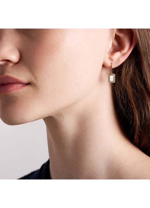 Fossil Raquel oorhangers JF04999710 - detail 3 goud