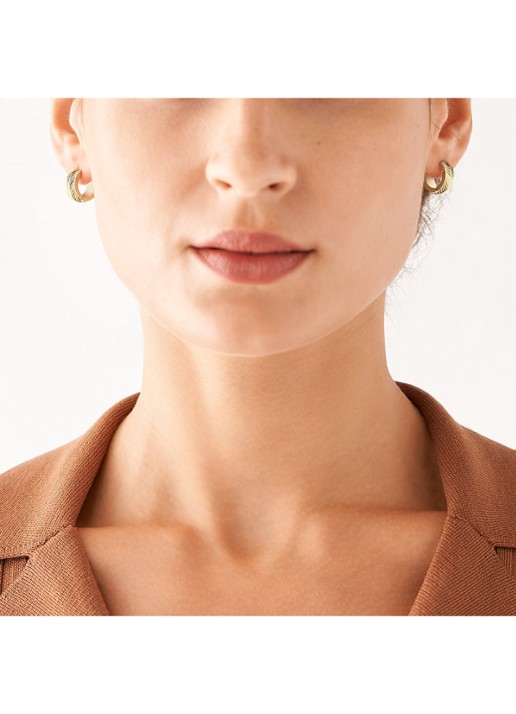 Fossil Sadie oorringen JF04116710 - detail 4 goud