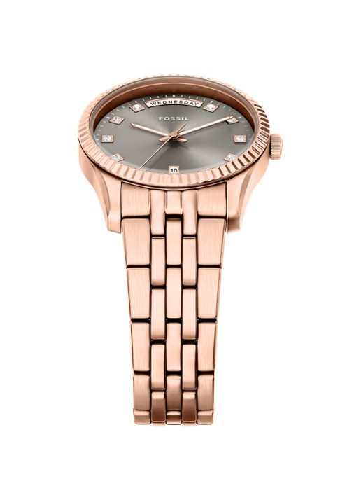 Fossil Scarlette horloge ES5459 - detail 4 roségoud