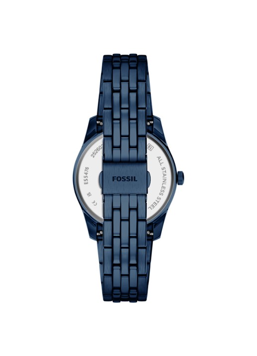 Fossil Scarlette horloge ES5476 - detail 2 blauw