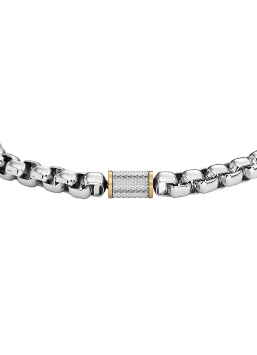 Fossil Schakelarmband JF04138998 - detail goud