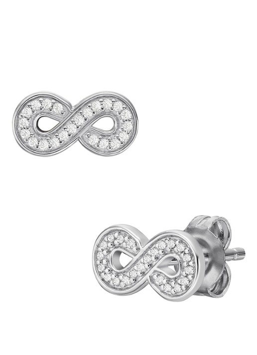 Fossil Sterling oorstekers van zilver JFS00634040 - detail 2 zilver