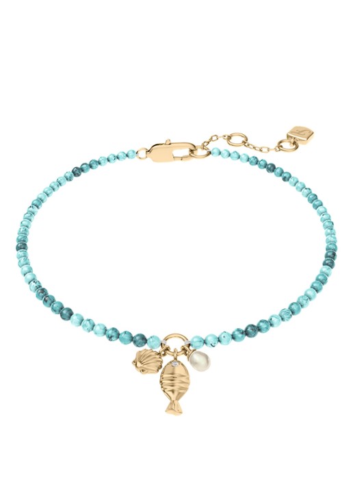 Fossil Sutton armband  JA7319710 - voorkant goud