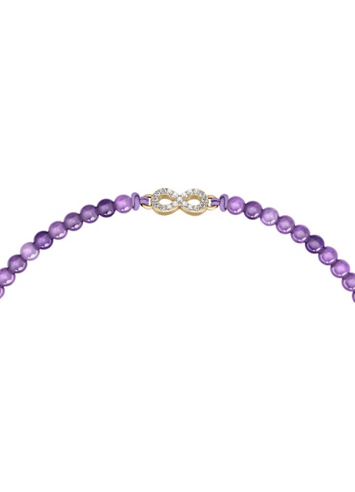 Fossil Sutton armband JA7324710 - detail paars