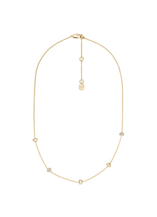 Fossil Sutton ketting JA7298710 - detail 3 goud