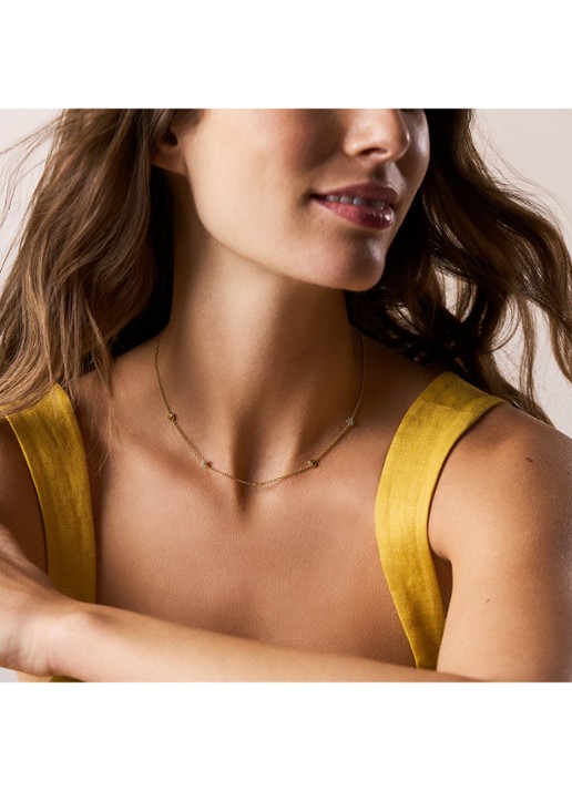 Fossil Sutton ketting JA7298710 - detail 6 goud